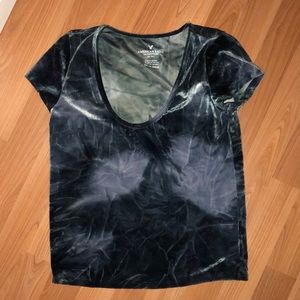 American eagle velvet tshirt